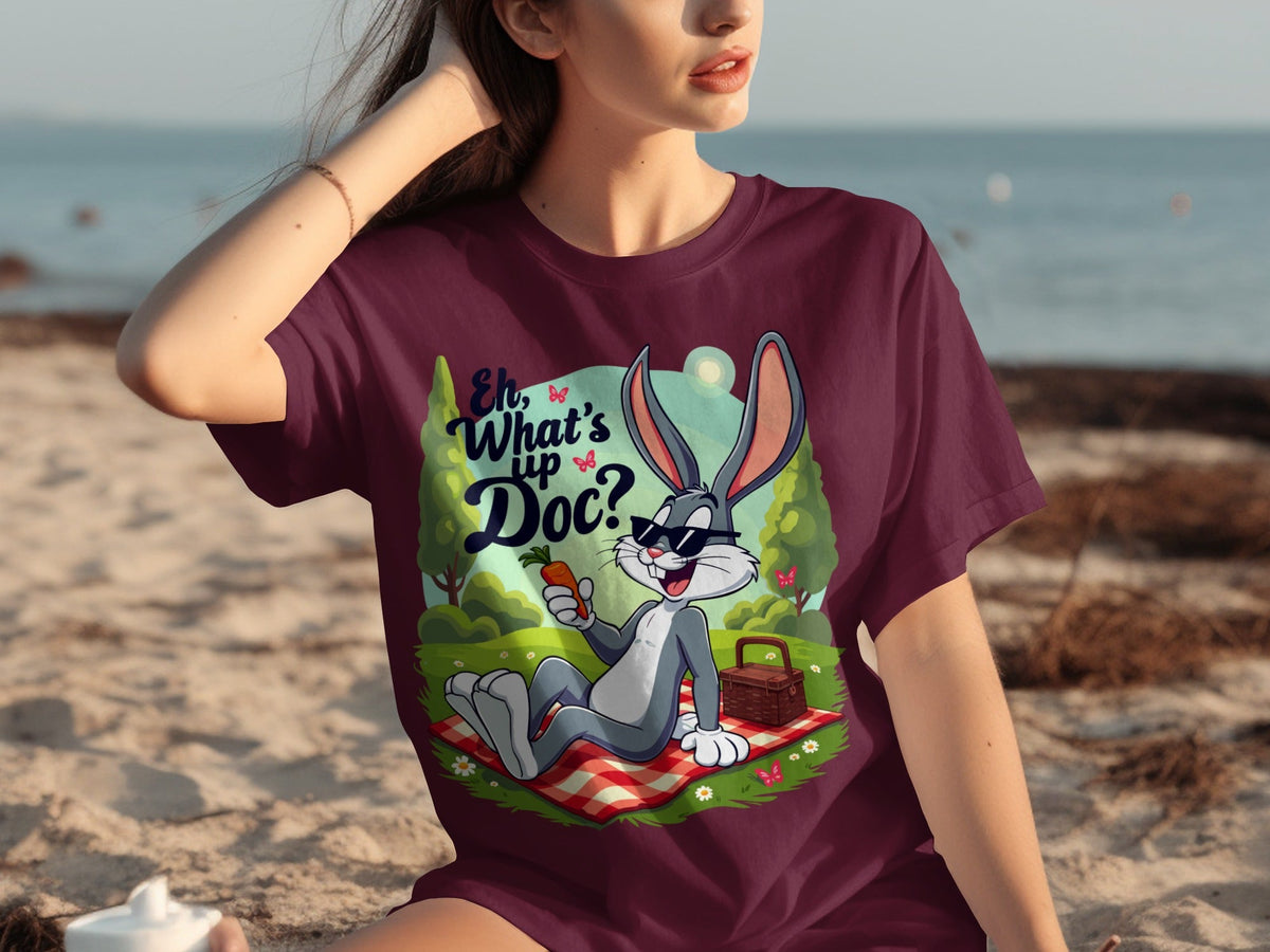 Bugs Bunny Eh What's Up Doc Picnic Illustration T-Shirts product image 11