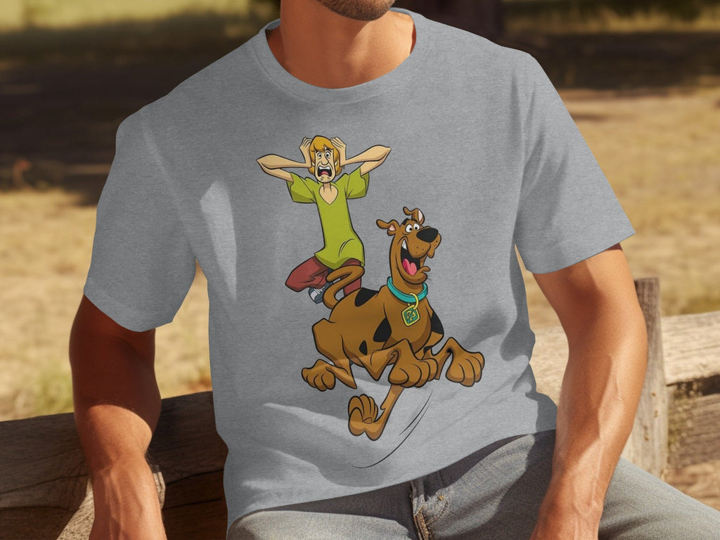 Scooby Doo Scared Shaggy On The Run Animated TV Show T-Shirts
