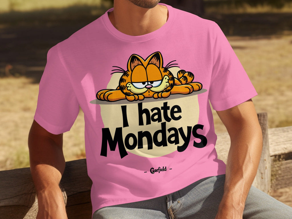 I Hate Mondays Garfield On Top Design Funny T-Shirts product image 18