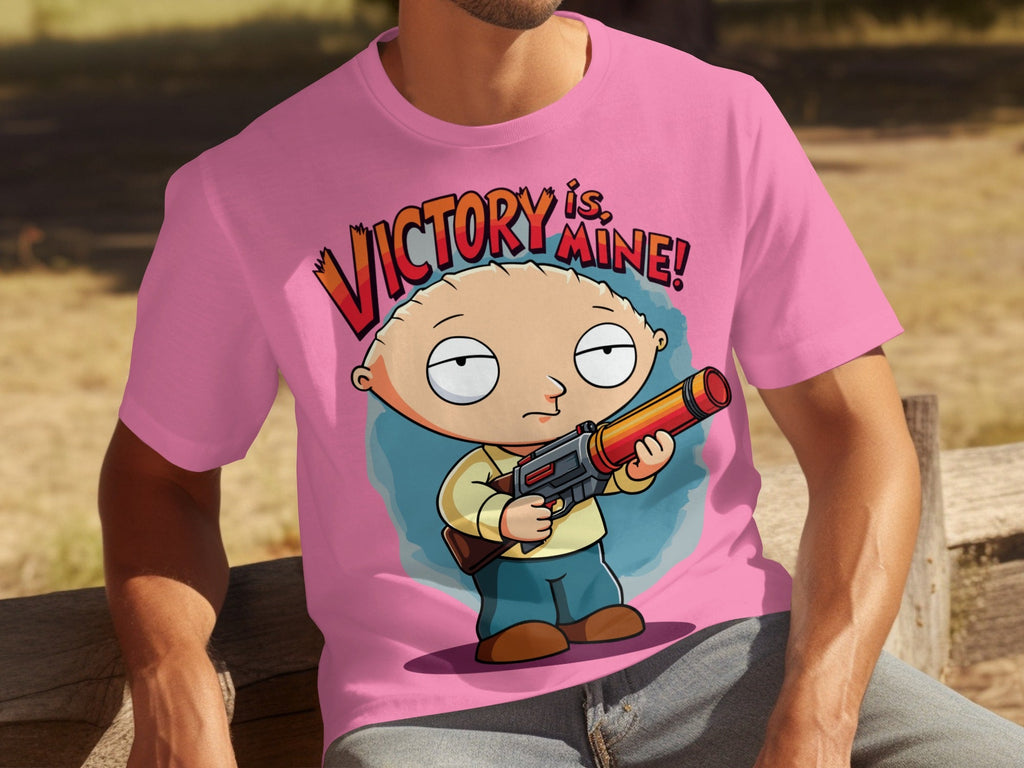 Victory Is Mine Angry Stewie Griffin Family Guy T-Shirts