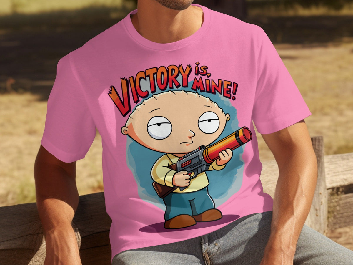 Victory Is Mine Angry Stewie Griffin Family Guy T-Shirts