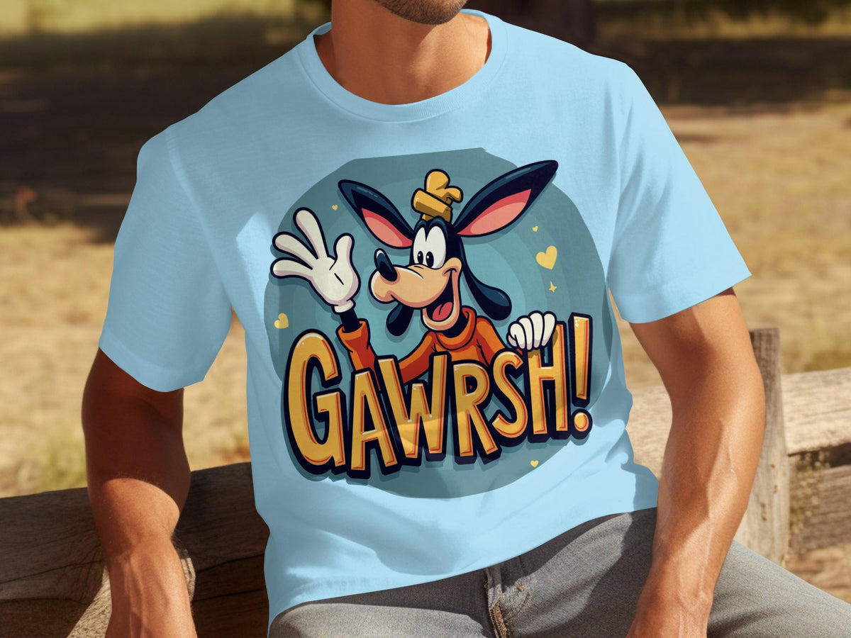 Goofy Gawrsh Cartoon Character Design Graphic T-Shirts