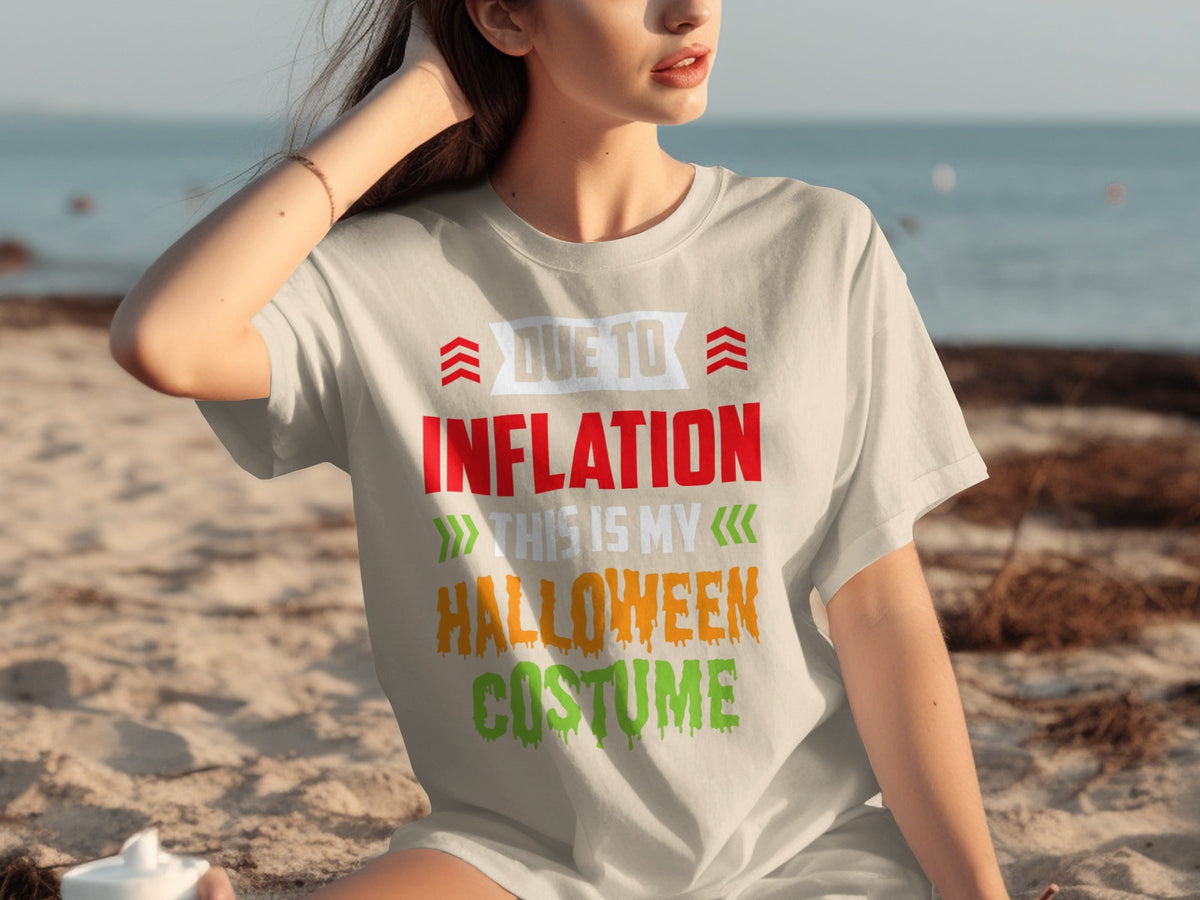 Due To Inflation This Is My Halloween Costume T-Shirts product image 17