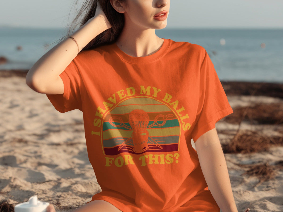 I Shaved My Balls For This Question Funny Barber T-Shirts product image 20
