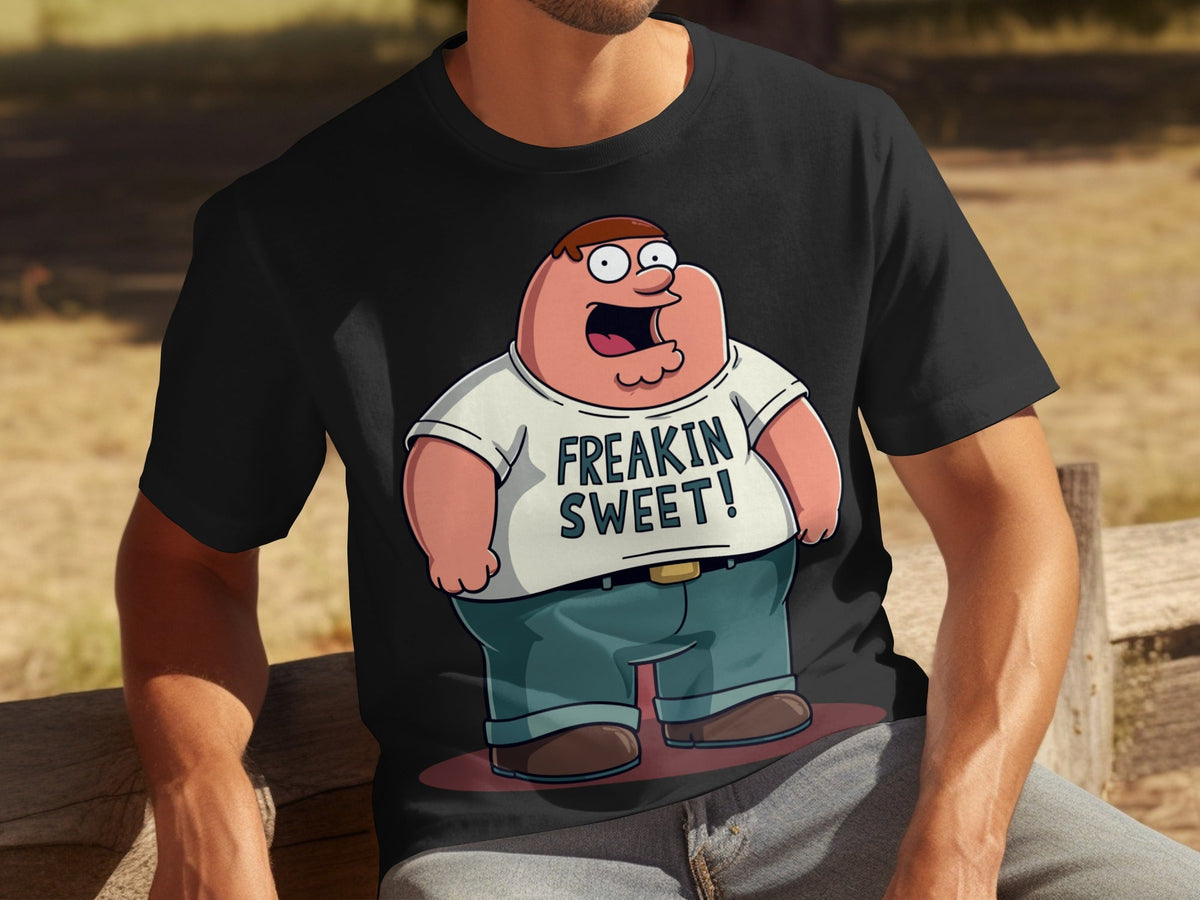 Peter Griffin Freakin Sweet Illustration Design T-Shirts