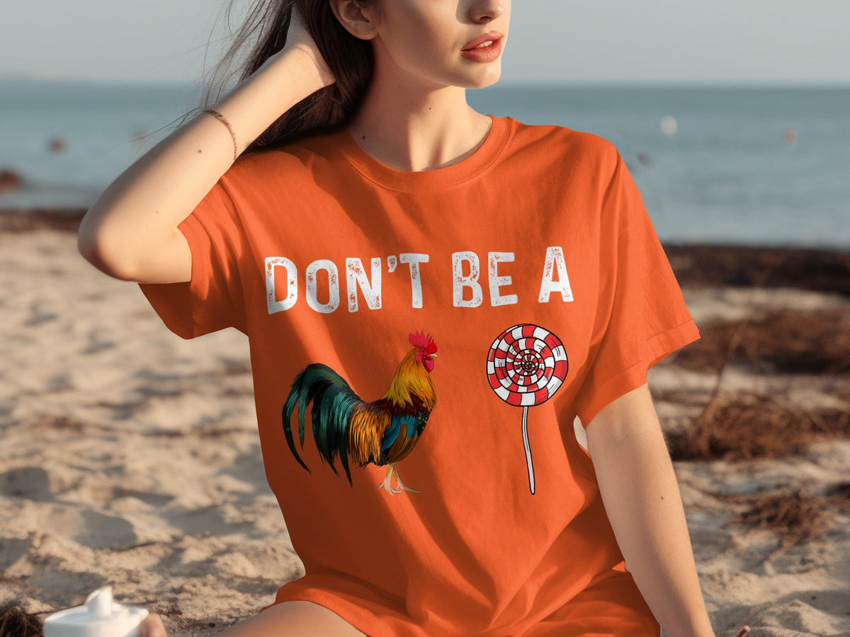 Don't Be A Sucker Funny Rooster and Lollipop Graphic product image 20