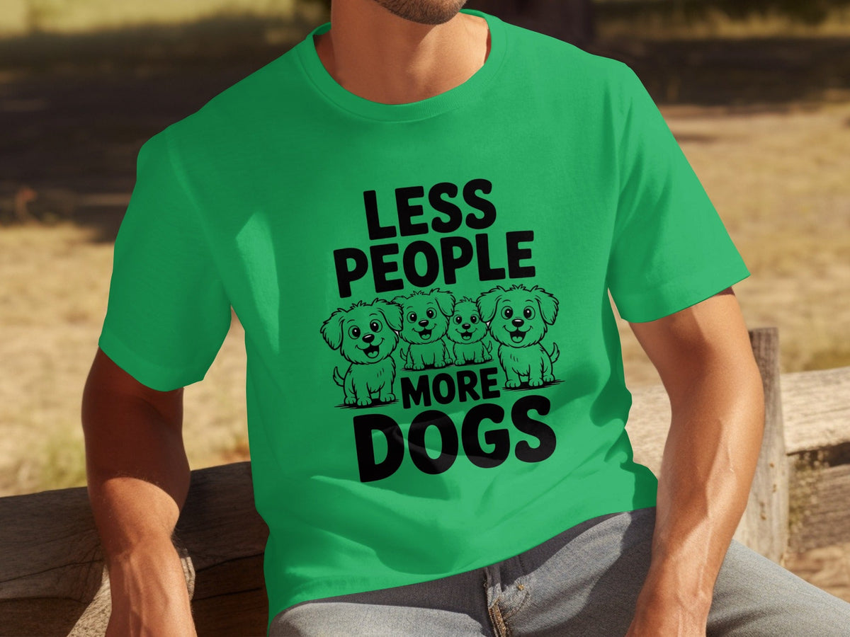 Less People More Dogs with Four Cute T-Shirts product image 20
