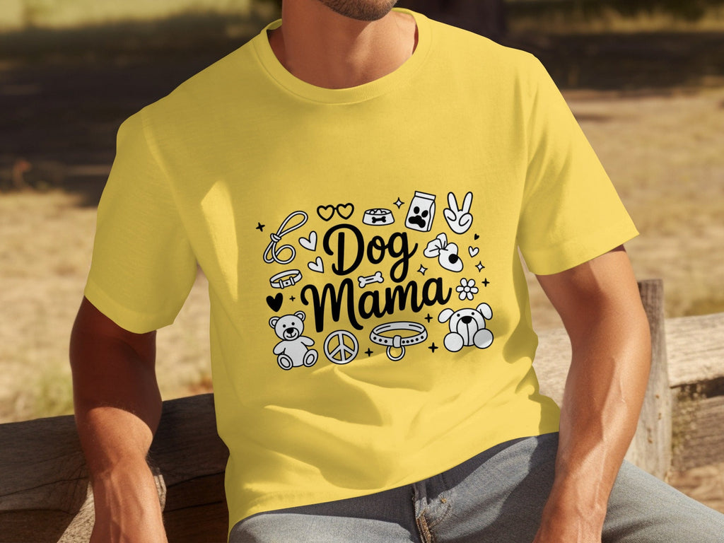 Dog Mama Doodle Graphic For Pet Lovers Cute Design T-Shirts