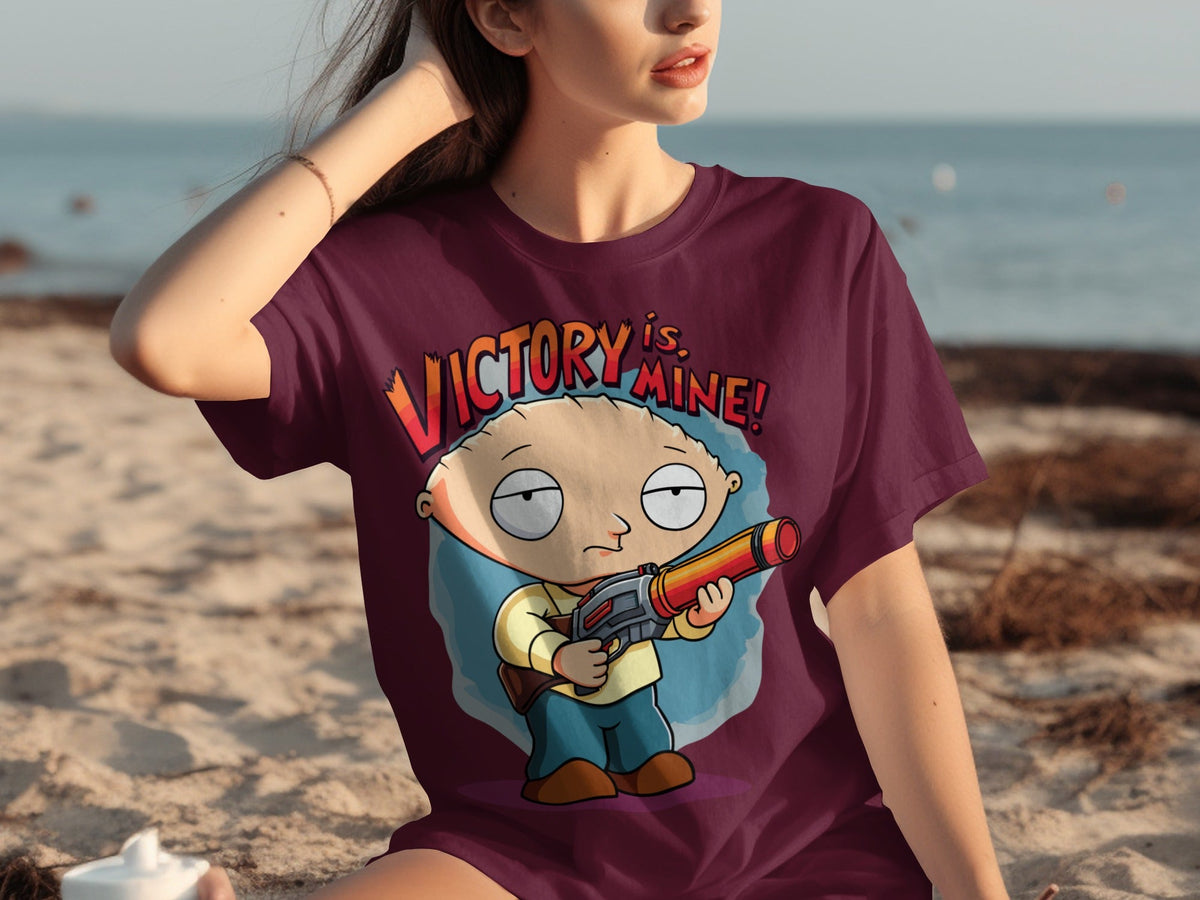 Victory Is Mine Angry Stewie Griffin Family Guy T-Shirts