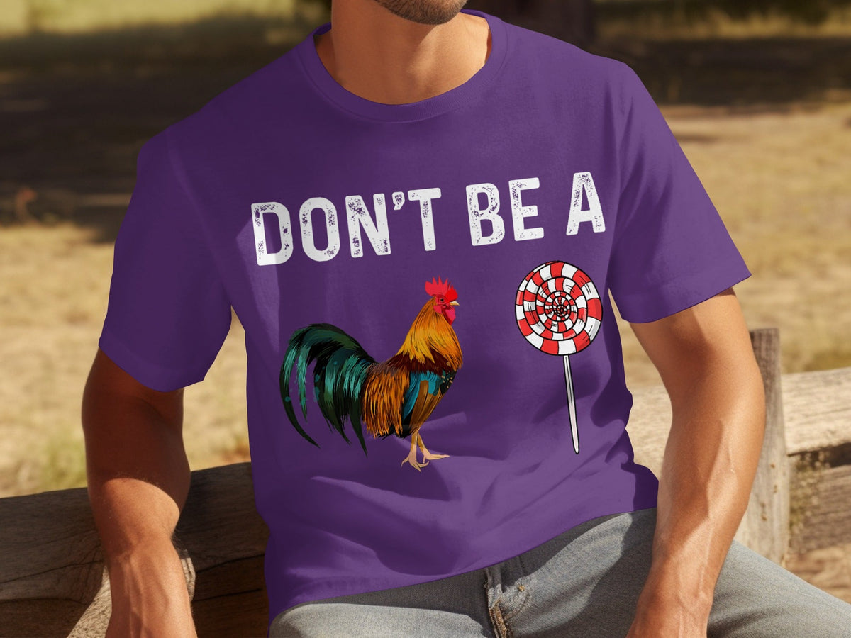 Don't Be A Sucker Funny Rooster and Lollipop Graphic product image 10