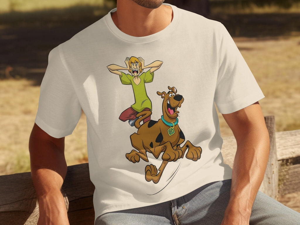 Scooby Doo Scared Shaggy On The Run Animated TV Show T-Shirts