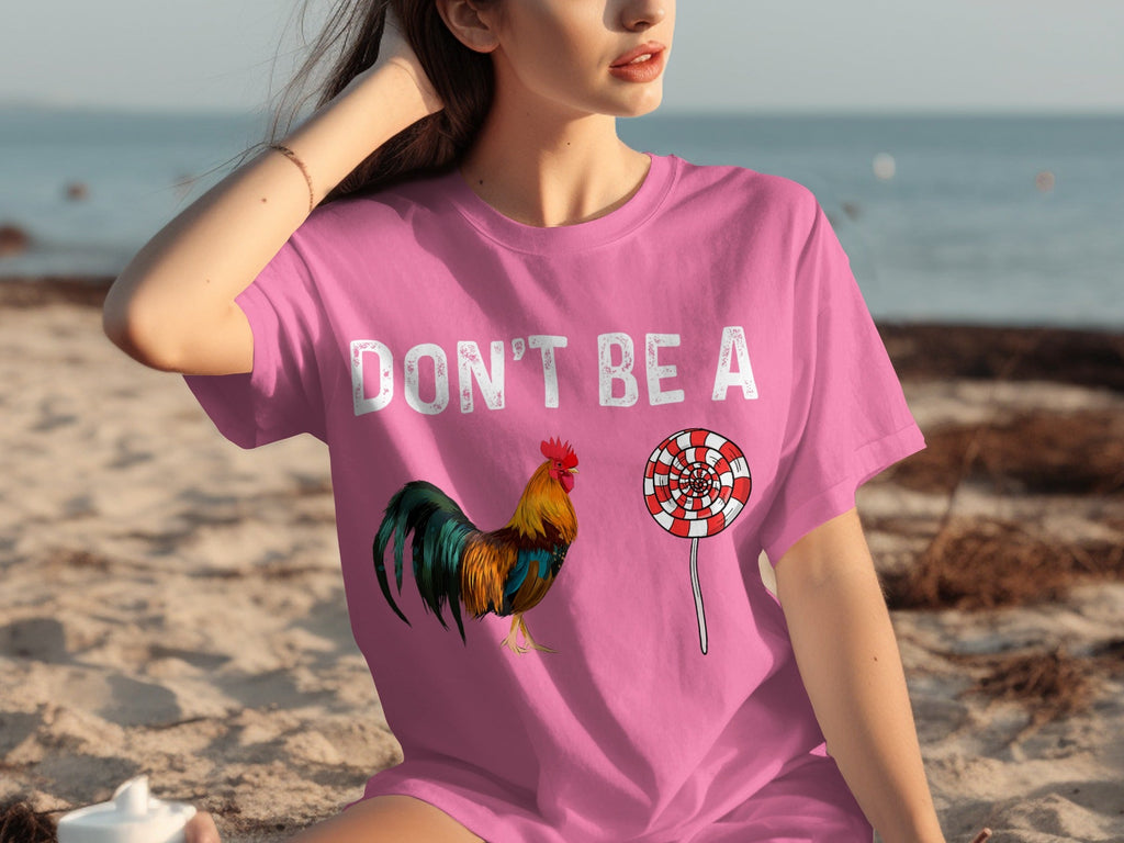 Don't Be A Sucker Funny Rooster and Lollipop Graphic product image 19