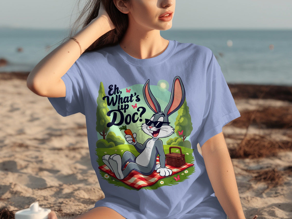 Bugs Bunny Eh What's Up Doc Picnic Illustration T-Shirts product image 13