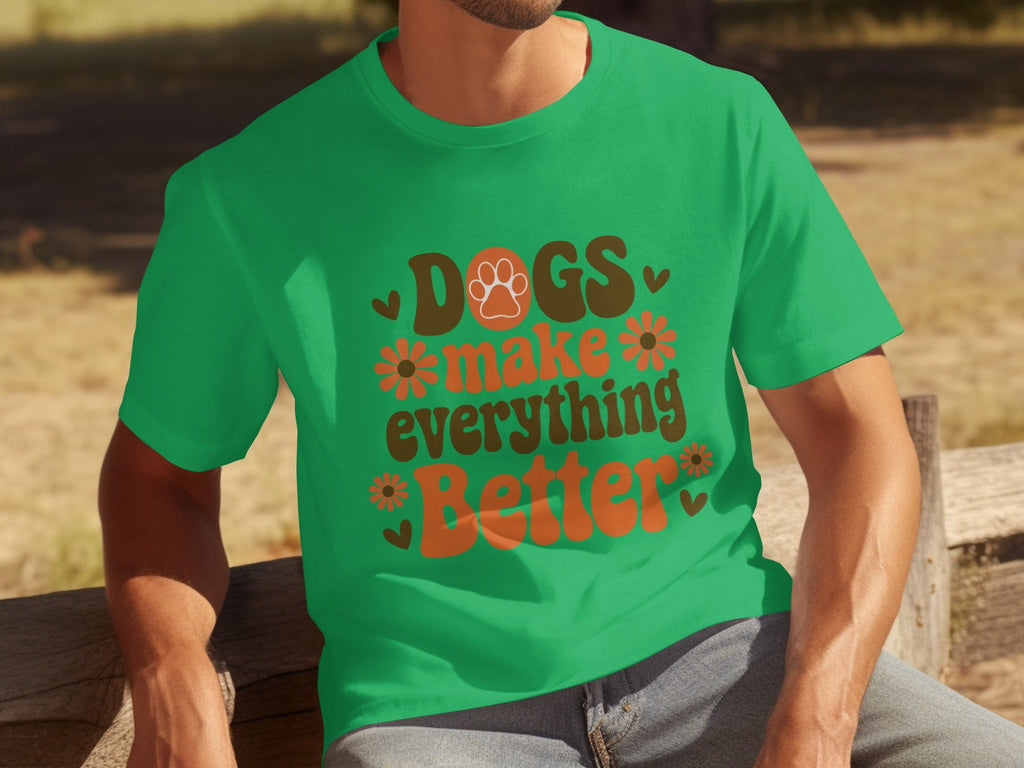 Dogs Make Everything Better Funny Dog Lovers Graphic product image 20