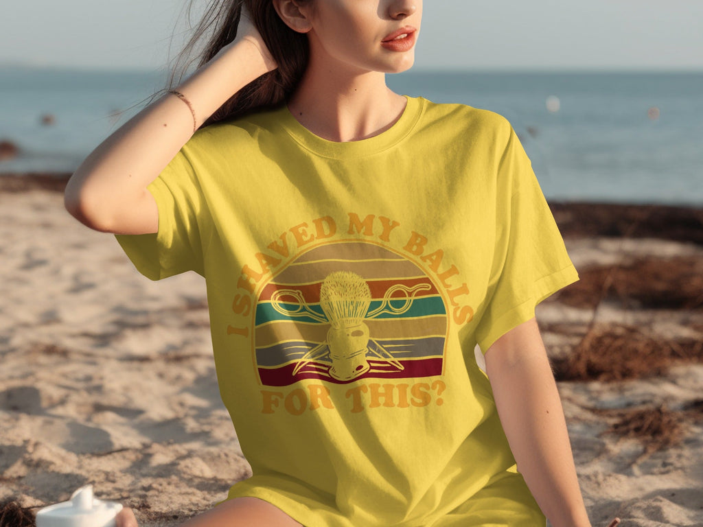 I Shaved My Balls For This Question Funny Barber T-Shirts product image 22
