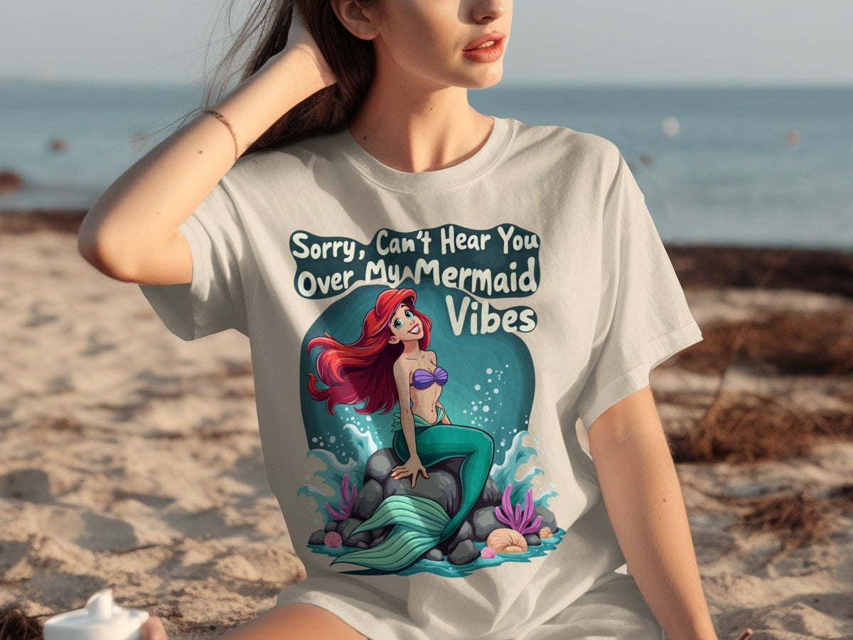 Sorry Can't Hear You Over My Mermaid Vibes Awesome T-Shirts product image 7