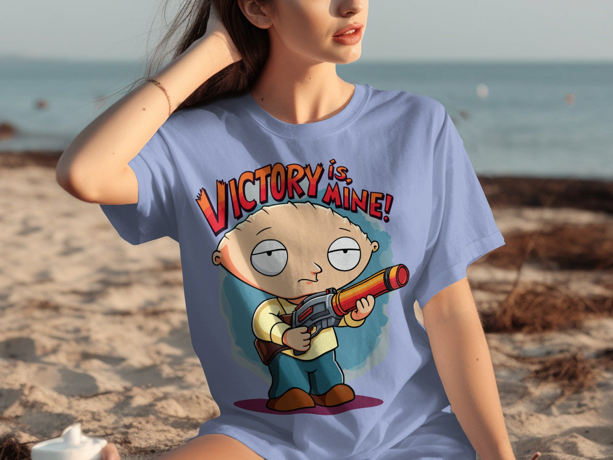 Victory Is Mine Angry Stewie Griffin Family Guy T-Shirts
