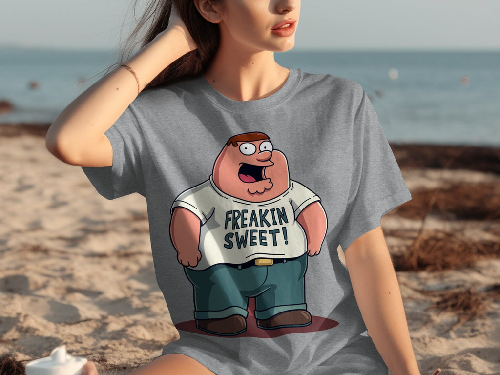 Peter Griffin Freakin Sweet Illustration Design T-Shirts