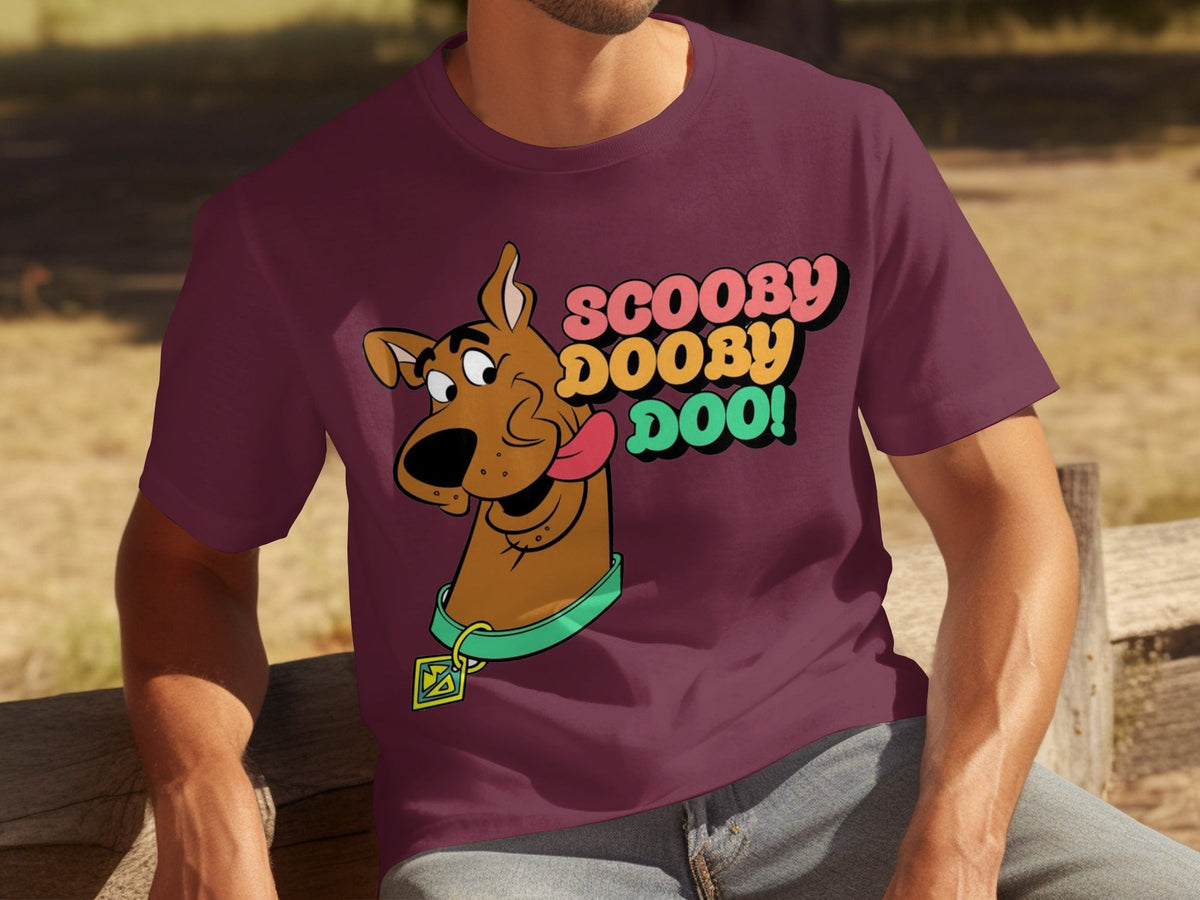 Scooby Doo with Text Classic Cartoons Character T-Shirts product image 26