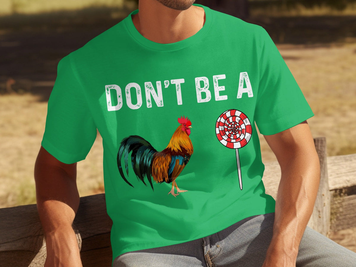 Don't Be A Sucker Funny Rooster and Lollipop Graphic product image 5