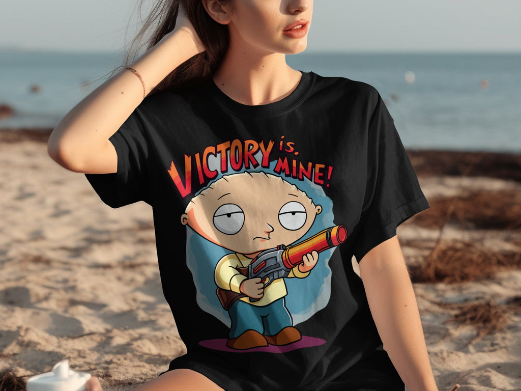 Victory Is Mine Angry Stewie Griffin Family Guy T-Shirts