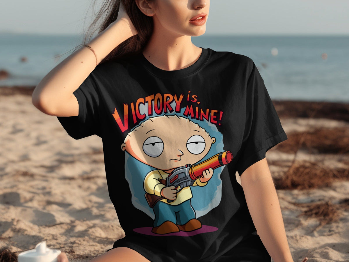 Victory Is Mine Angry Stewie Griffin Family Guy T-Shirts