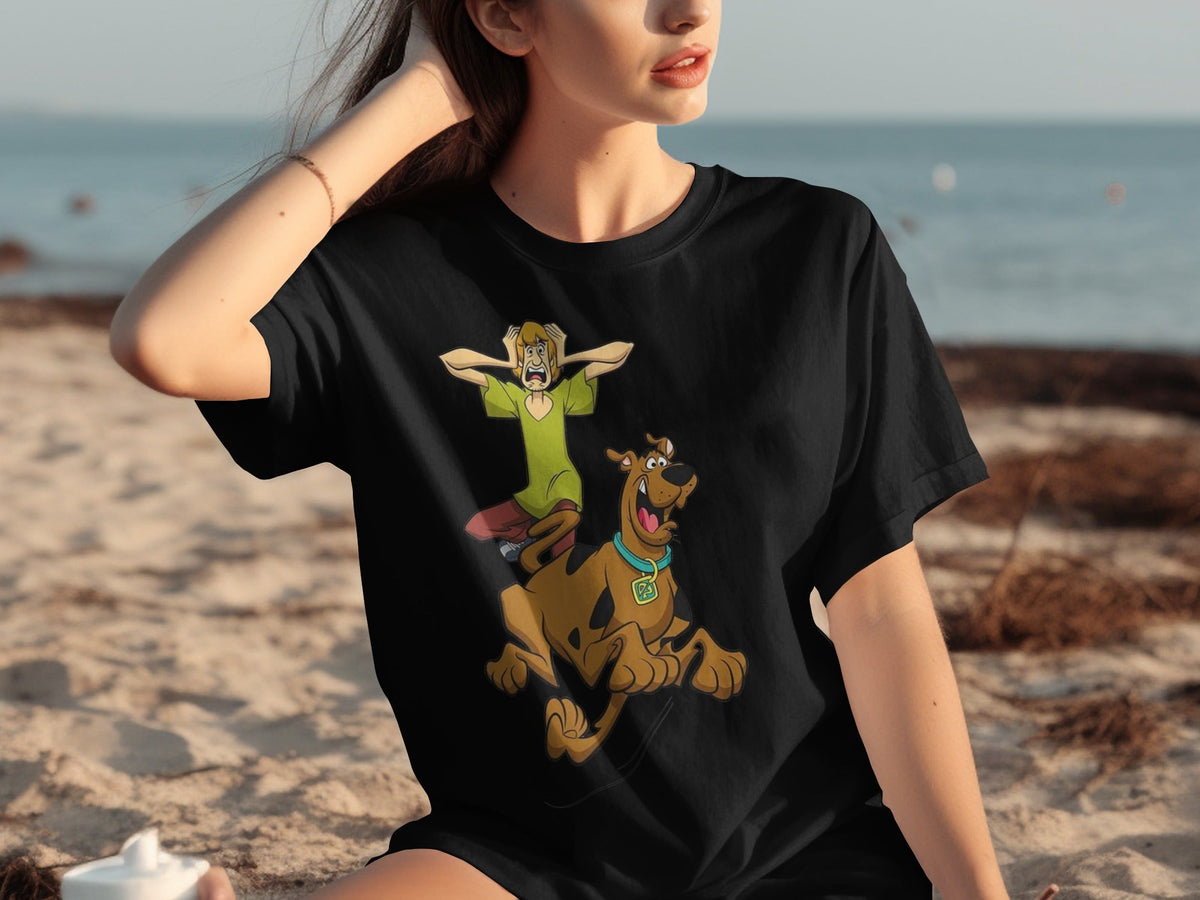 Scooby Doo Scared Shaggy On The Run Animated TV Show T-Shirts