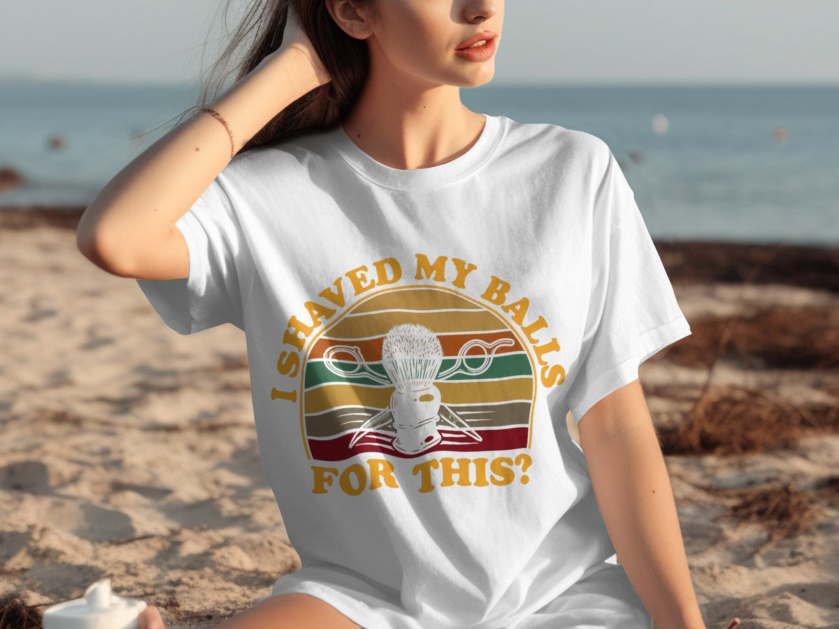 I Shaved My Balls For This Question Funny Barber T-Shirts product image 29
