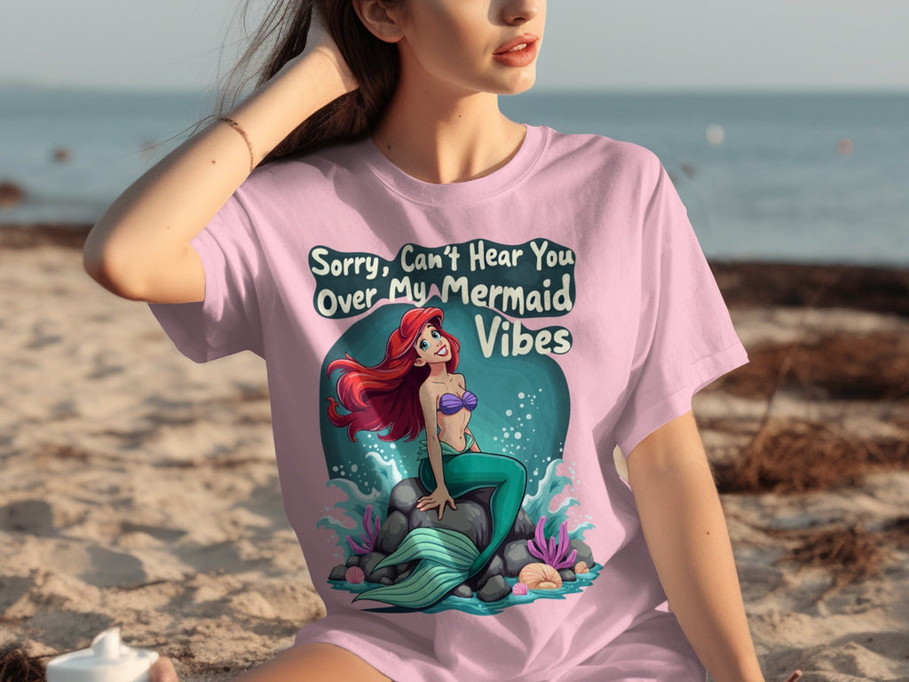 Sorry Can't Hear You Over My Mermaid Vibes Awesome T-Shirts product image 12
