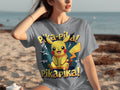 Pika-Pika Energetic Pikachu Design Perfect For Pokemon Fans T-Shirts