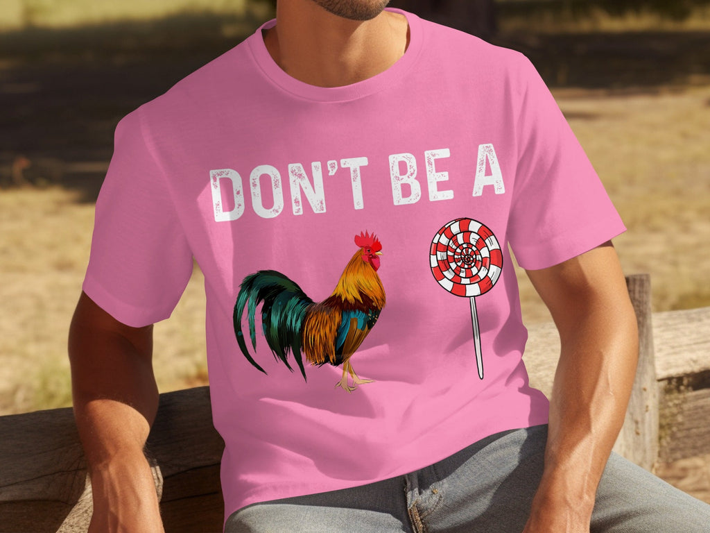 Don't Be A Sucker Funny Rooster and Lollipop Graphic product image 3