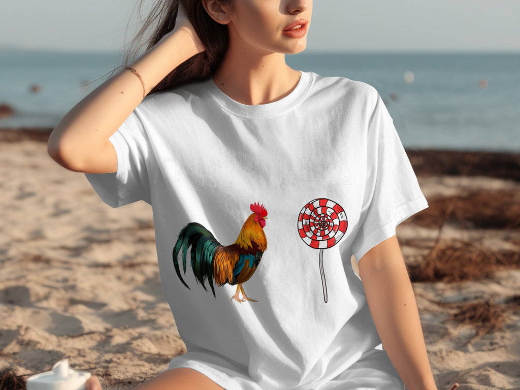 Don't Be A Sucker Funny Rooster and Lollipop Graphic product image 29
