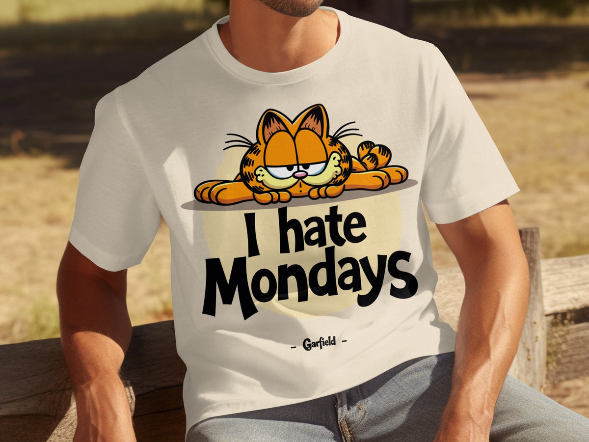I Hate Mondays Garfield On Top Design Funny T-Shirts product image 22