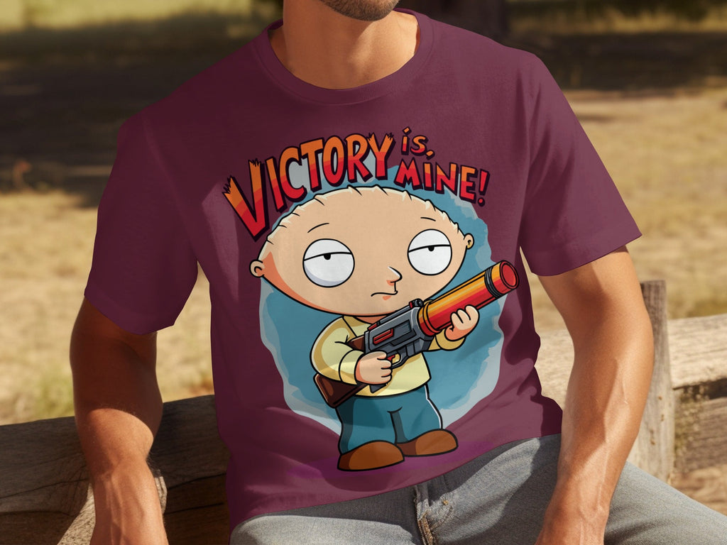 Victory Is Mine Angry Stewie Griffin Family Guy T-Shirts