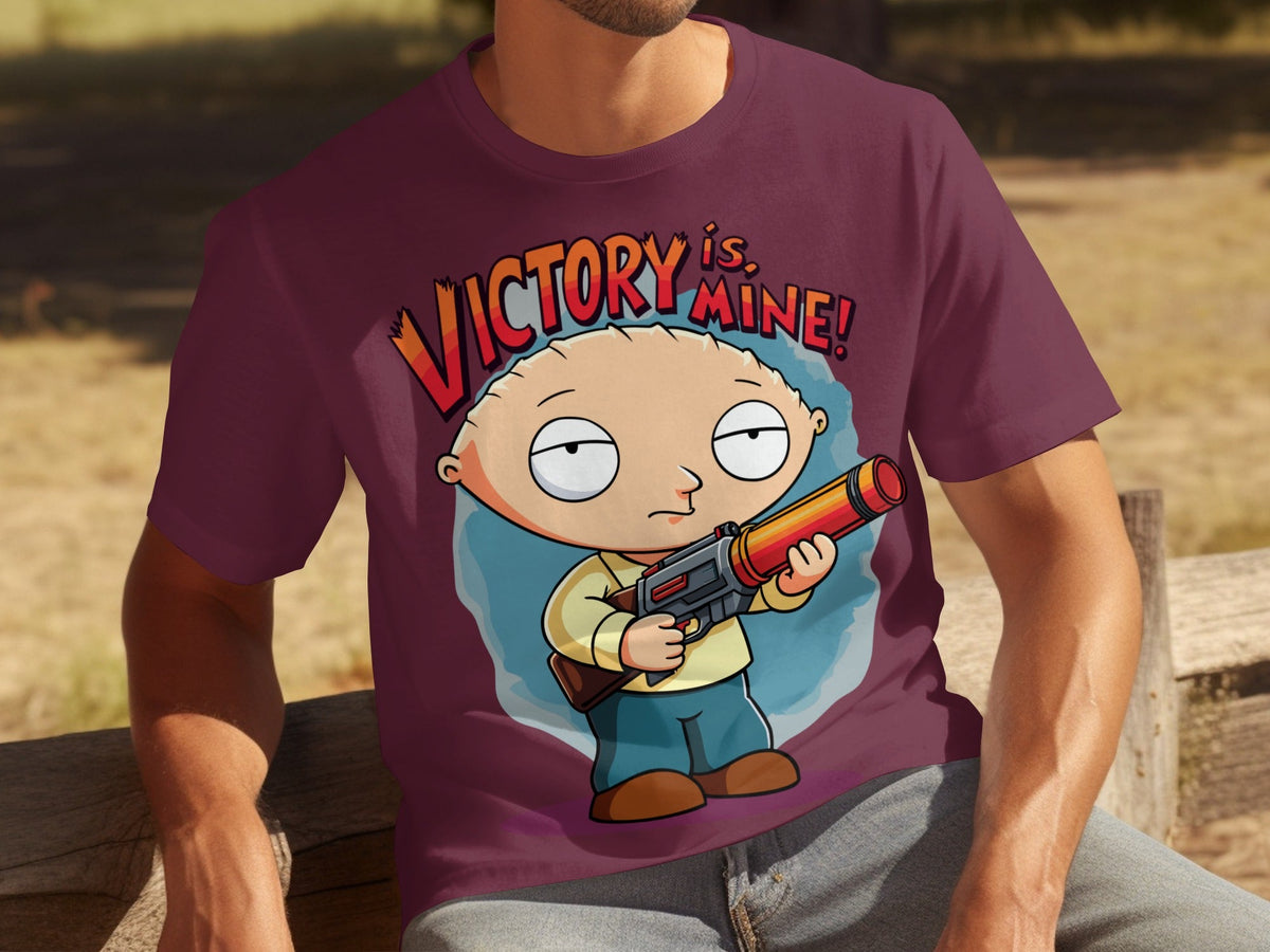 Victory Is Mine Angry Stewie Griffin Family Guy T-Shirts