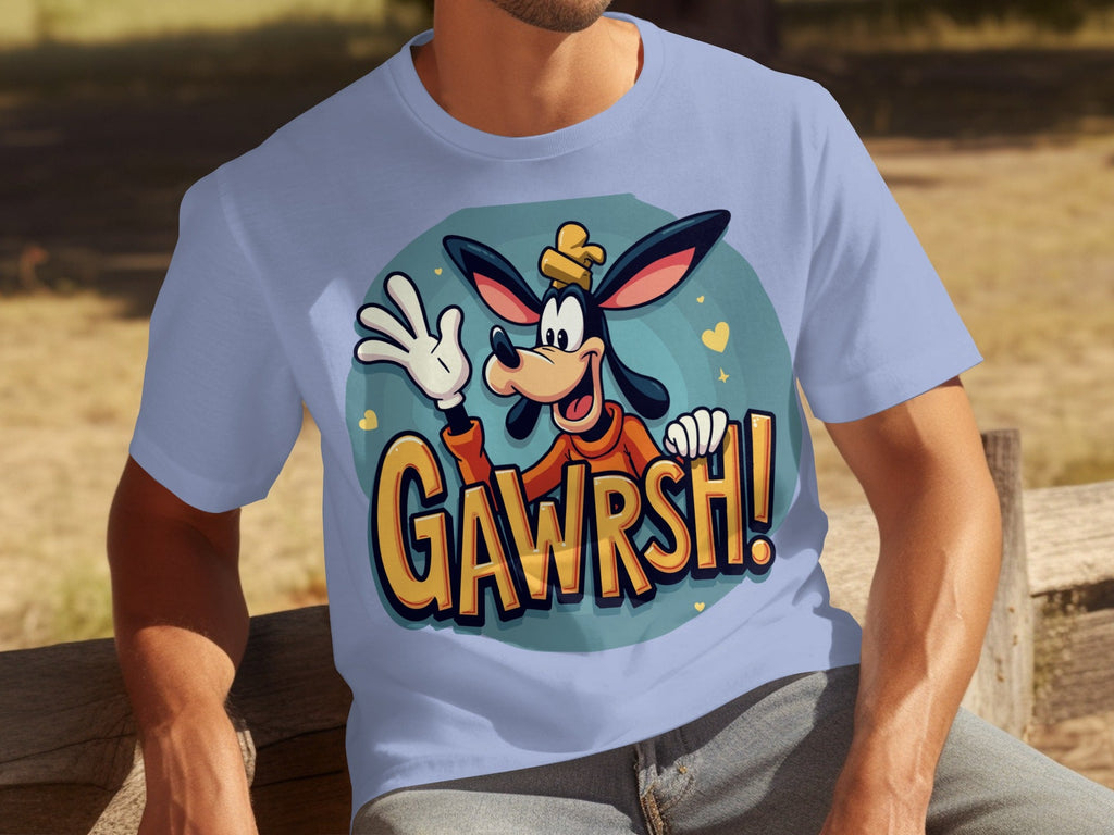 Goofy Gawrsh Cartoon Character Design Graphic T-Shirts