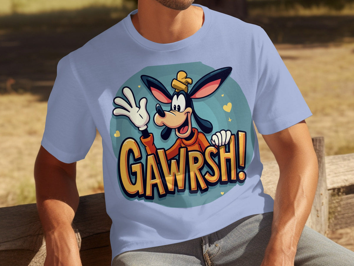 Goofy Gawrsh Cartoon Character Design Graphic T-Shirts