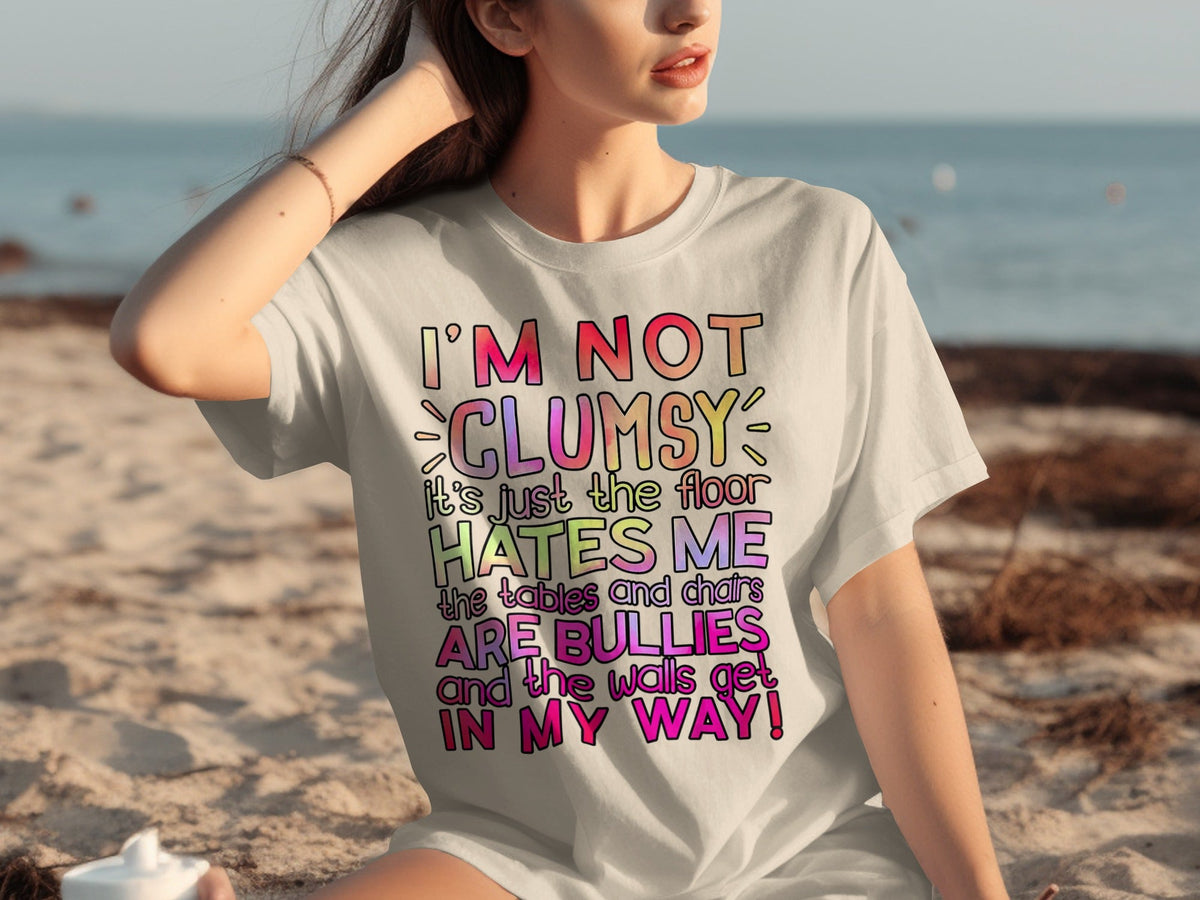 I'm Not Clumsy Humor Graphic Statement Novelty T-Shirts product image 17