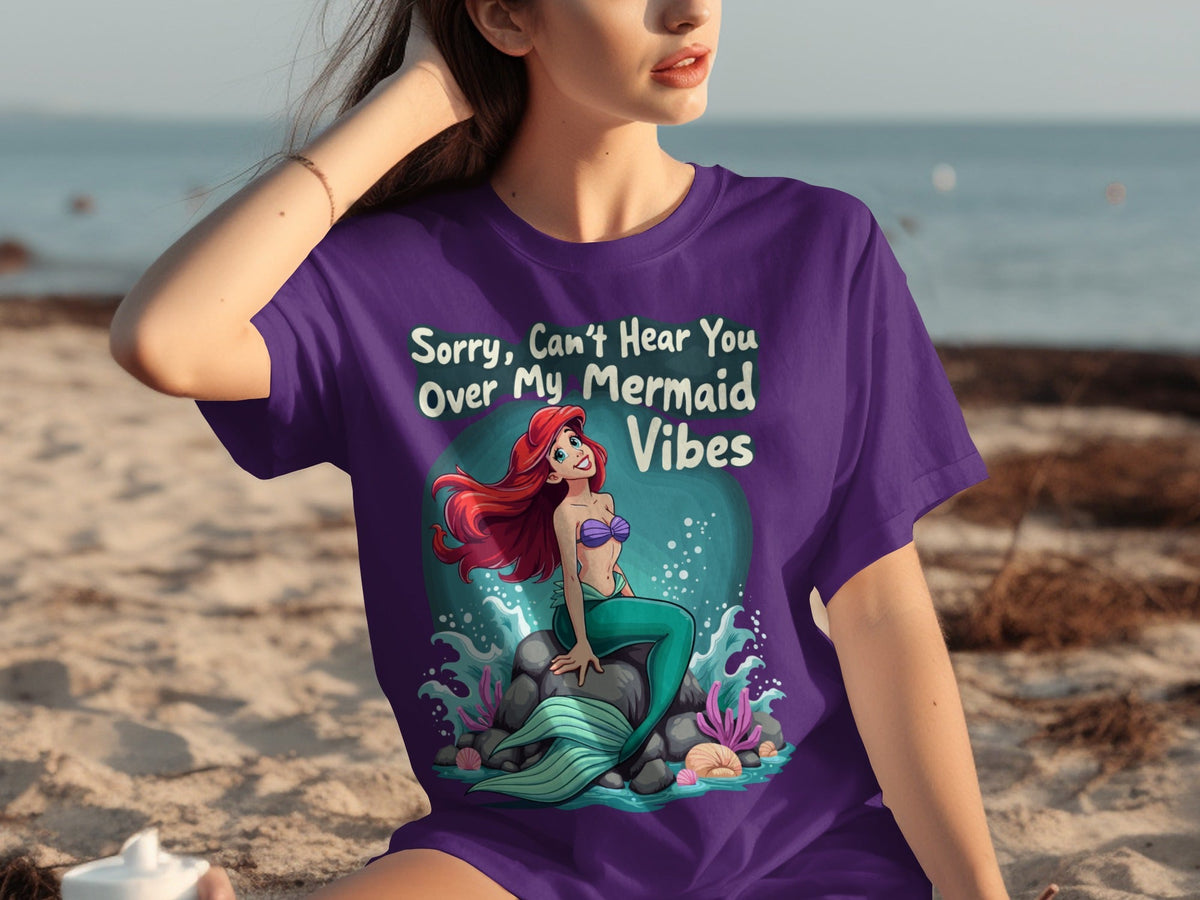Sorry Can't Hear You Over My Mermaid Vibes Awesome T-Shirts product image 10