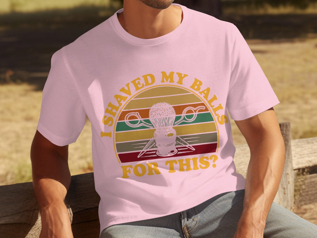 I Shaved My Balls For This Question Funny Barber T-Shirts product image 12