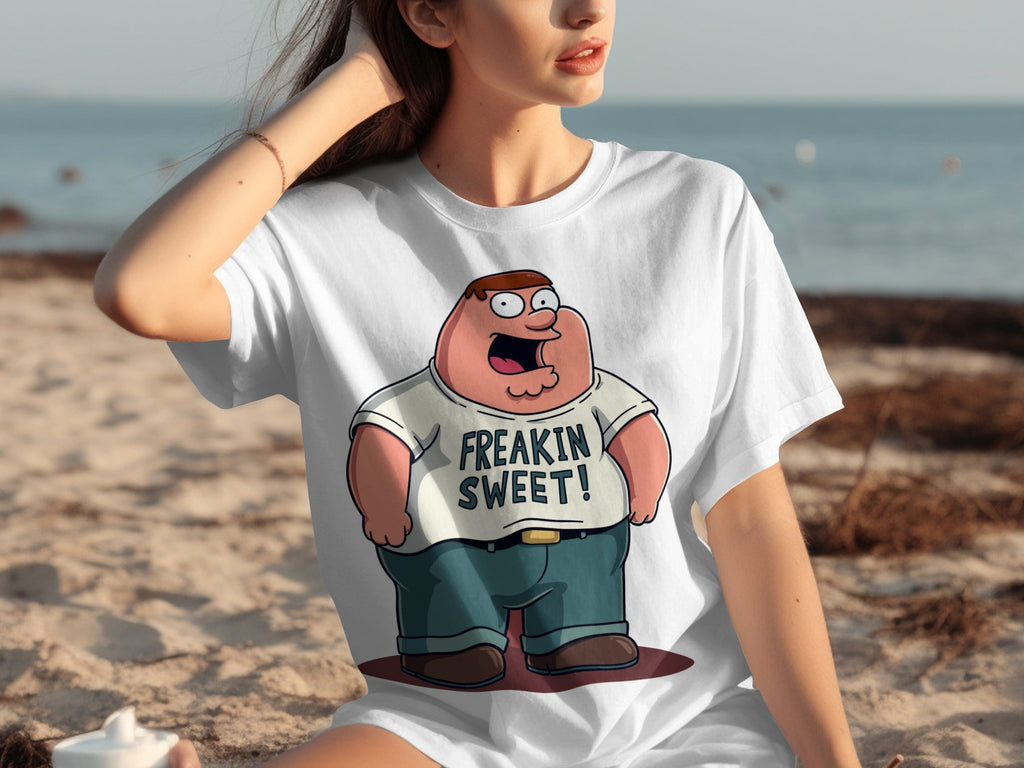 Peter Griffin Freakin Sweet Illustration Design T-Shirts