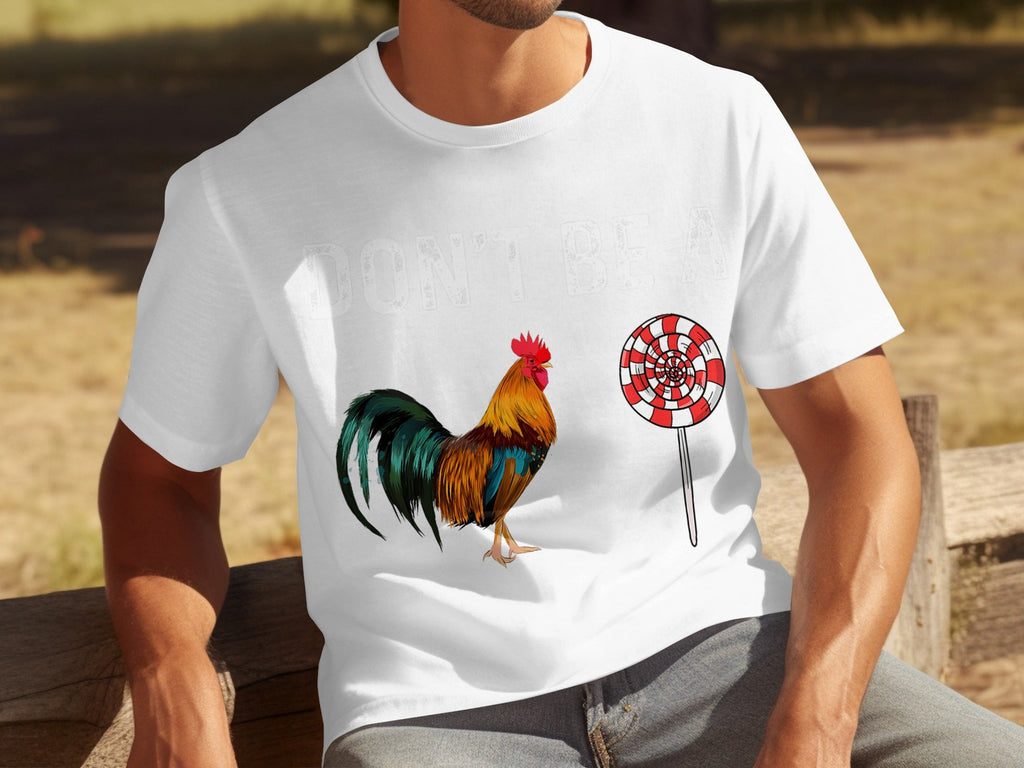 Don't Be A Sucker Funny Rooster and Lollipop Graphic product image 14