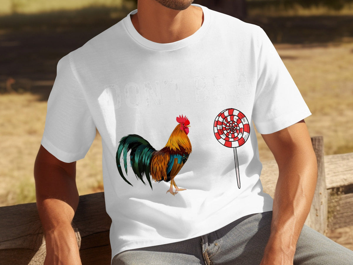Don't Be A Sucker Funny Rooster and Lollipop Graphic product image 14