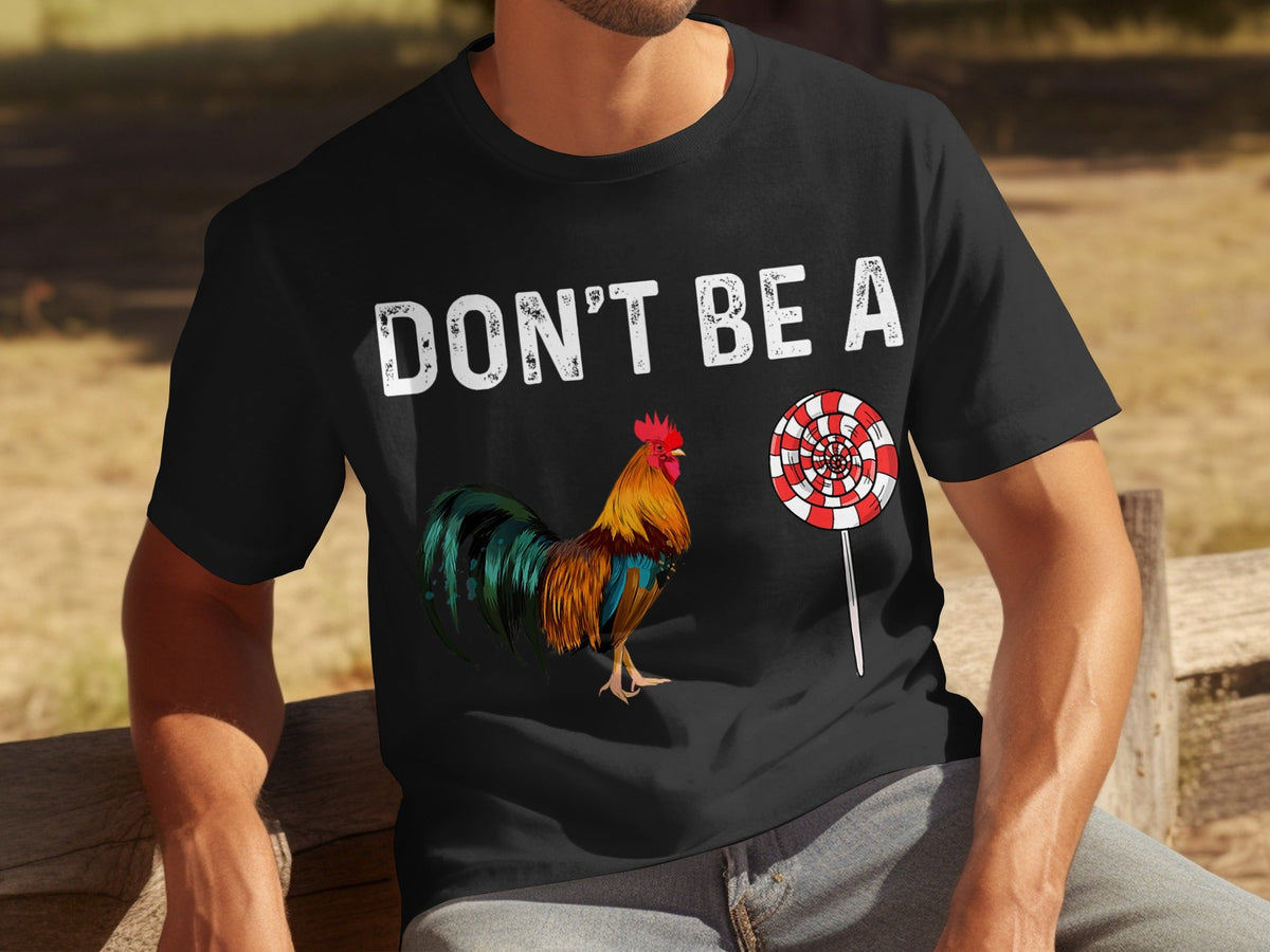 Don't Be A Sucker Funny Rooster and Lollipop Graphic product image 16