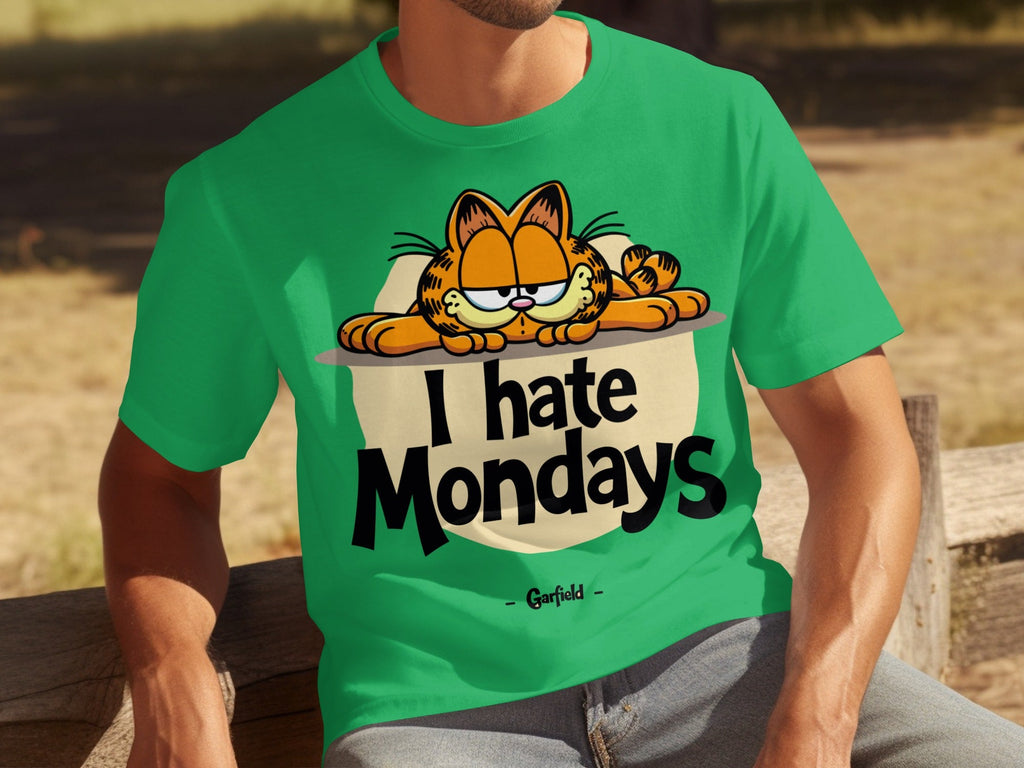 I Hate Mondays Garfield On Top Design Funny T-Shirts product image 20