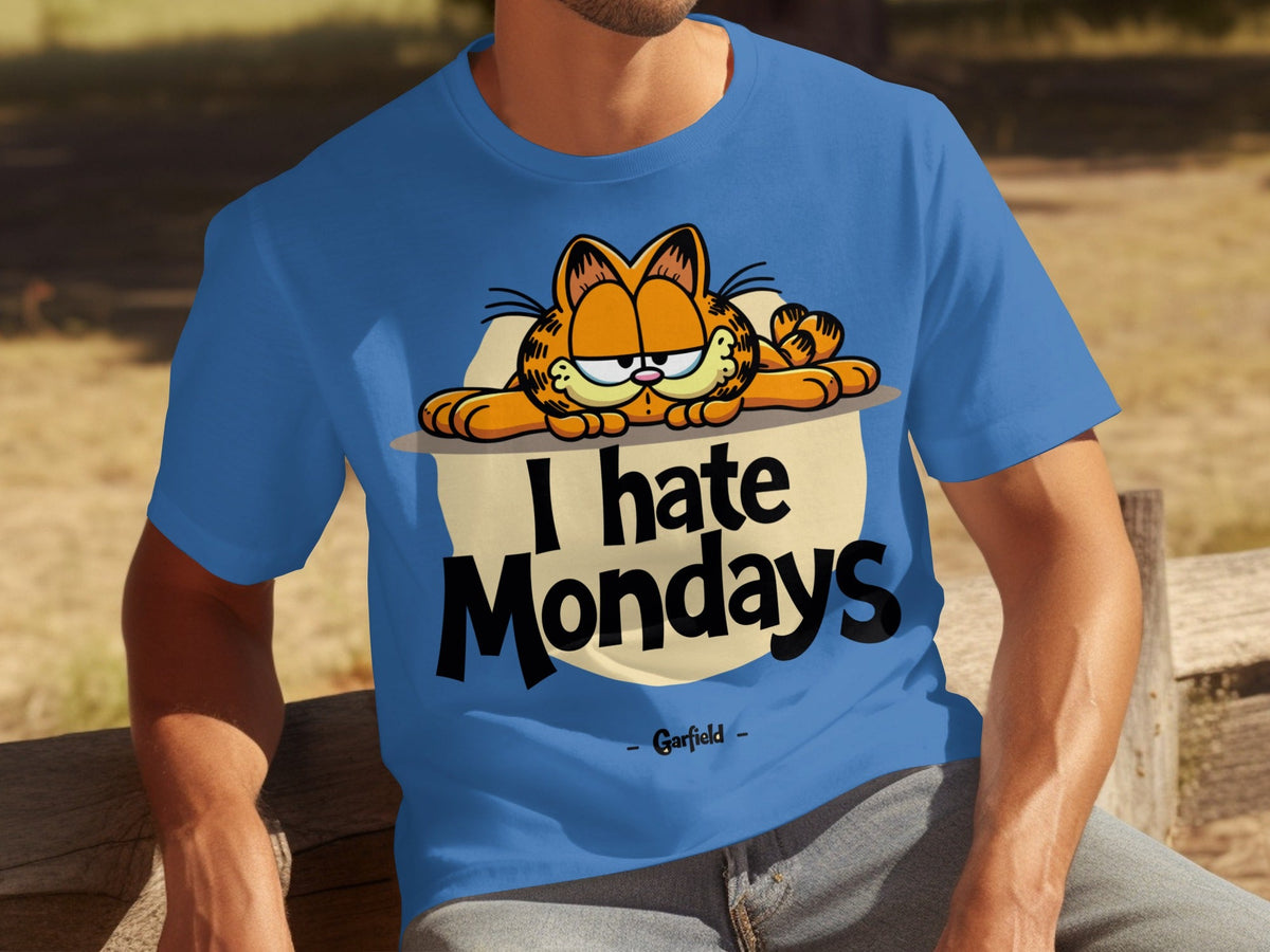 I Hate Mondays Garfield On Top Design Funny T-Shirts product image 17