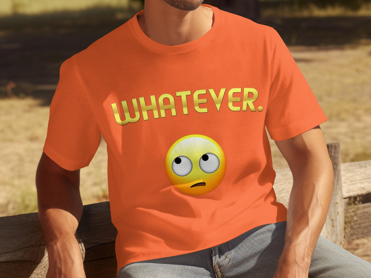 Whatever Emoji Expression Funny Sarcastic Attitude T-Shirts product image 4