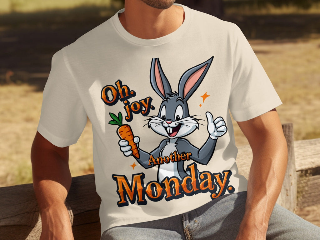 Oh Joy Another Monday Funny Bunny Graphic Design T-Shirts product image 22