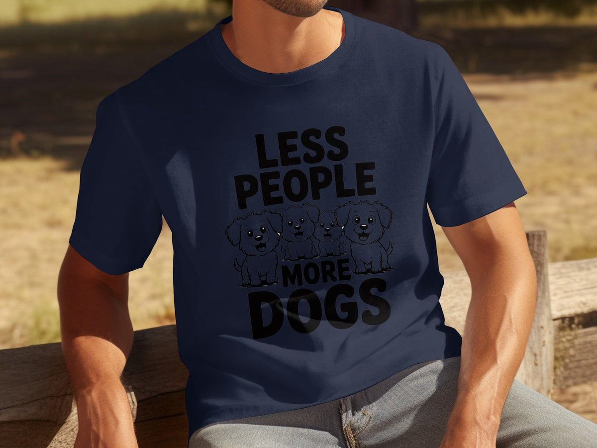 Less People More Dogs with Four Cute T-Shirts product image 24