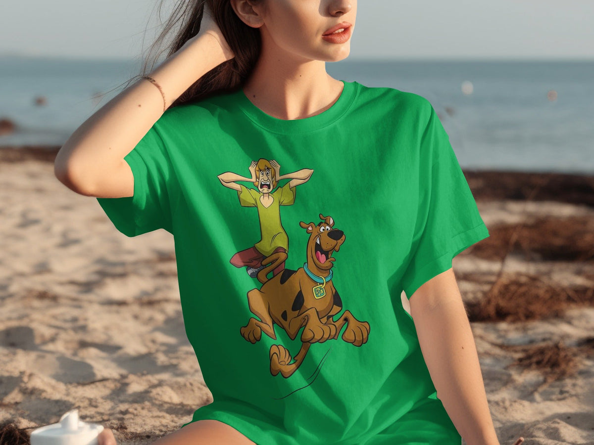 Scooby Doo Scared Shaggy On The Run Animated TV Show T-Shirts